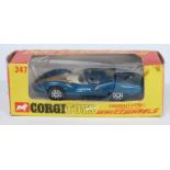 Corgi Toys Whizzwheels Chevrolet Astro 1 Experimental Car with blue body and cream interior 347,