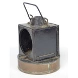 GWR signal oil lamp, height 20cm