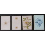 Marcus Ward & Co, London, England. Playing card game Posies The New Floral Cards. 8 sets of 6