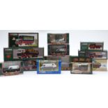 Twelve Corgi and Corgi Classics Eddie Stobart Ltd diecast model vehicles including lorries, vans,