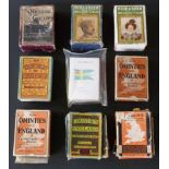 Nine Jaques playing card games including Counties of England, National Gallery, Hide & Seek etc