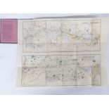 Wylds, London, Birmingham, Manchester and Liverpool railway map dated 1840, 41 x 54cm when folded