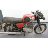 1978 MZ T/S 250cc motorcycle XKV 885 with history file including V5C and paperwork recording rebuild