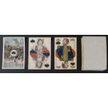 C.L.Wust, Frankfurt, Germany playing cards. Crimean War pack. The aces feature battle scenes and the