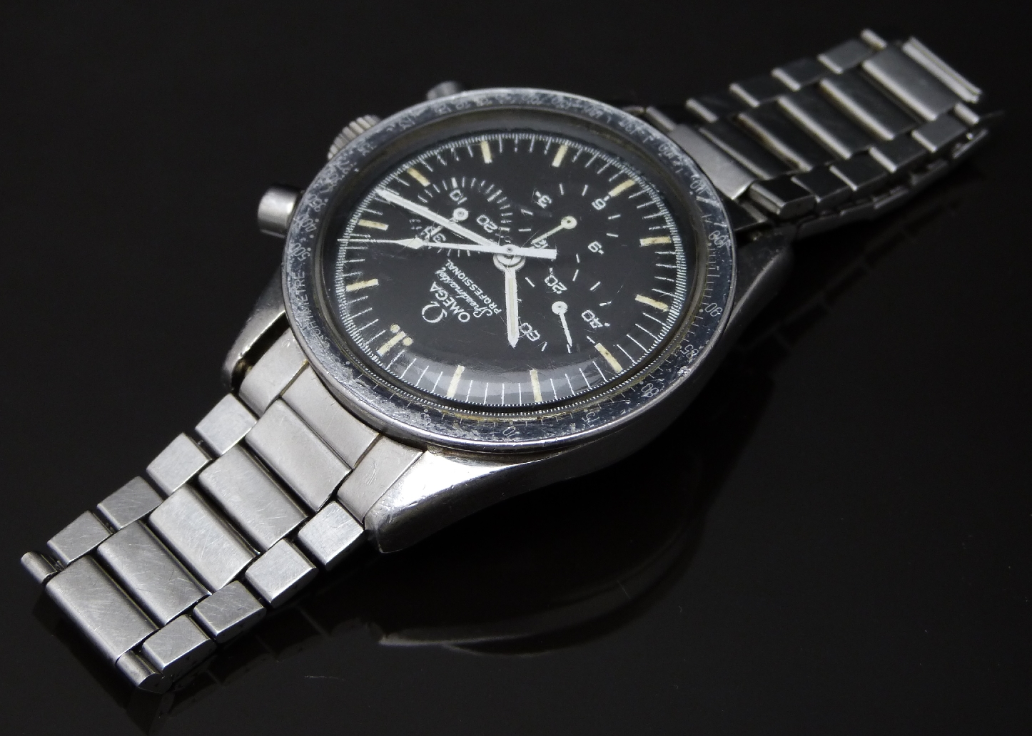 Omega Speedmaster gentleman's chronograph wristwatch ref. 2998-61 with dot over 90 (DO90) tachymetre - Image 5 of 10