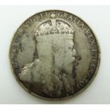 Cyprus Edward VII silver 18 piastres 1907 GF (low mintage year)