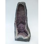 Large Amethyst cathedral  geode height 64.5cm