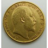 1904 gold half sovereign