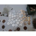 An amateur collection of UK coinage, George III onwards, together with 20thC tokens etc and museum