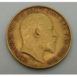 1903 gold half sovereign