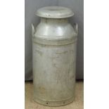 Stroud Creamery Ltd aluminium milk churn, also marked W Glos Dairy Supply Ltd, Gloucester, height