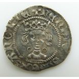 Henry VI (1422-61 and again 1470-71) hammered silver penny, annulet long cross issue, Calais mint (