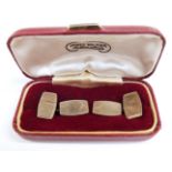 A pair of 9ct gold cufflinks, 4.1g