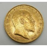 1907 gold full sovereign