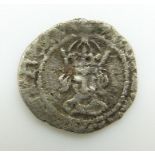 Henry VII (1485-1509) hammered silver halfpenny, London arched crown issu, VF+ some clipping
