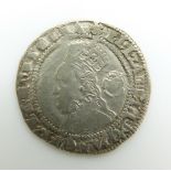 Elizabeth I (1558-1603) hammered silver threepence 1575, VF+