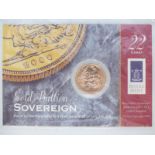 2000 gold full sovereign in Royal Mint presentation pack