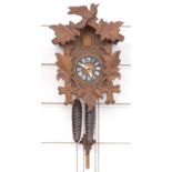 German 20thC two train cuckoo clock