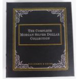 Fifteen Morgan silver dollars in a PCS collectors album, with certificates