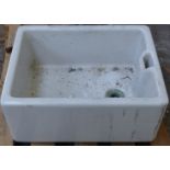 A Belfast sink 60x46x25cm.