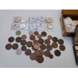 Amateur collection of largely UK coinage includes silver content, collectible two pounds and fifty