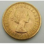 1957 gold full sovereign