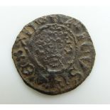 Henry III (1216-1272) short cross hammered silver penny, London Mint toned, VF+