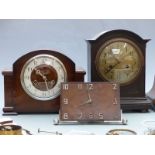 Six various mantel clocks c1930s and some spare parts