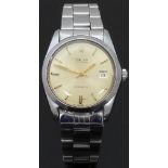 Rolex Oysterdate Precision gentleman's wristwatch ref. 6694 with date aperture, gold hands and baton