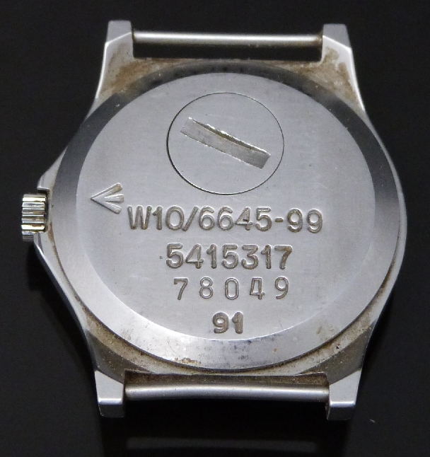 Cabot Watch Company (CWC) W10 gentleman's British Army military wristwatch with luminous hands and - Image 4 of 4