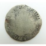 Phillip and Mary (1554-58) hammered silver groat, F