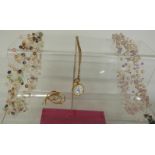 A collection of watches and jewellery including pearl necklace, etc