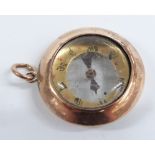 Victorian 9ct gold compass charm