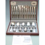 Viners Royal Bead stainless steel six place setting canteen of cutlery