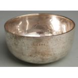 George V hallmarked silver bowl, London 1919 maker Charles Boyton & Son Ltd, diameter 11.5cm