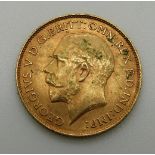 1913 gold half sovereign