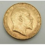 1908 gold full sovereign