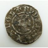 Richard II (1377-1399) hammered silver halfpenny London cross pattee mint mark, VF-EF