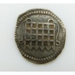 Elizabeth I (1558-1603) hammered silver half penny minted between 1582-1600, tower mint, no mint