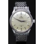 Omega Constellation automatic gentleman's wristwatch ref. 167.005 with two-tone hands and baton