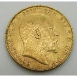 1907 gold full sovereign