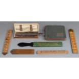 Morris & Yeomans The Knitting Pin and Needle case, Turkey Rug Wool winder, Edwardian photograph