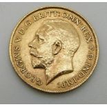 1911 gold half sovereign