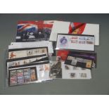 A small collection of Gibraltar stamps, mint on covers, limited edition folder etc