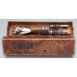 R A Lister, Dursley Sheep Shears in original box NOT WORTH RE-ENTERING NO PHONE NUMBER OR EMAIL