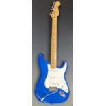 Fender Stratocaster rhythm/ lead guitar 1995 USA made, serial number N547874 in electric blue