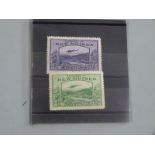 New Guinea 1935 £2 violet and £5 emerald green (SG204 and 205) and 1939 set ½d-£1 (SG212-225) on