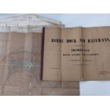 Fourteen Victorian architect's or civil engineering drawings relating to Barry Docks including