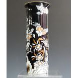 Art Deco Woods and Son sleeve vase decorated in the Korea pattern, approximately 27cm tall