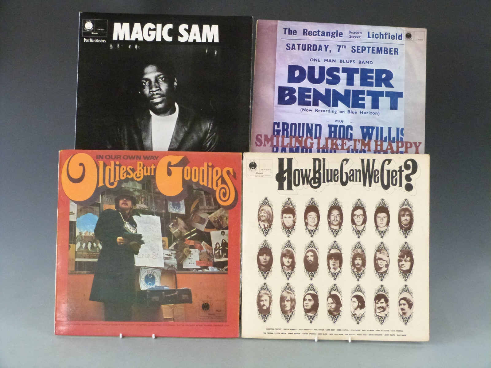 Blue Horizon - 4 albums. Magic Sam - 1937/1969 (7-63223), Duster Bennett - Smile Like I'm Happy (7-